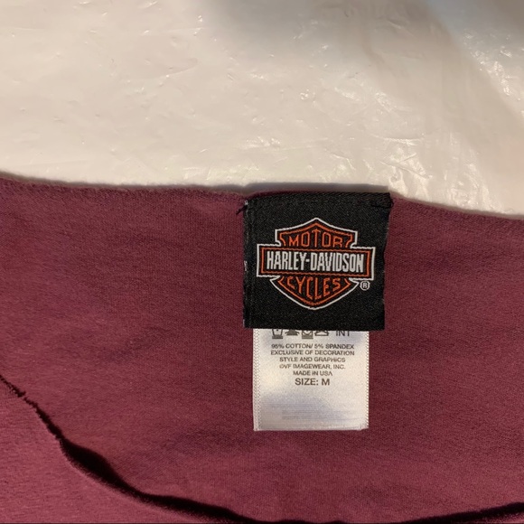 Harley Davidson T Shirt Women’s Medium Made in USA - Picture 4 of 11
